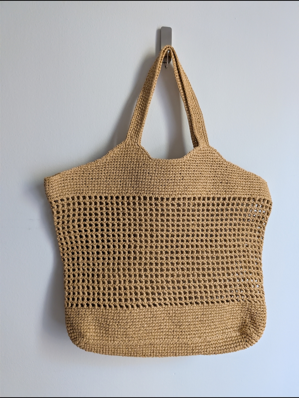 Anthropologie Woven Slouchy Tote Bag - Picture 2 of 3